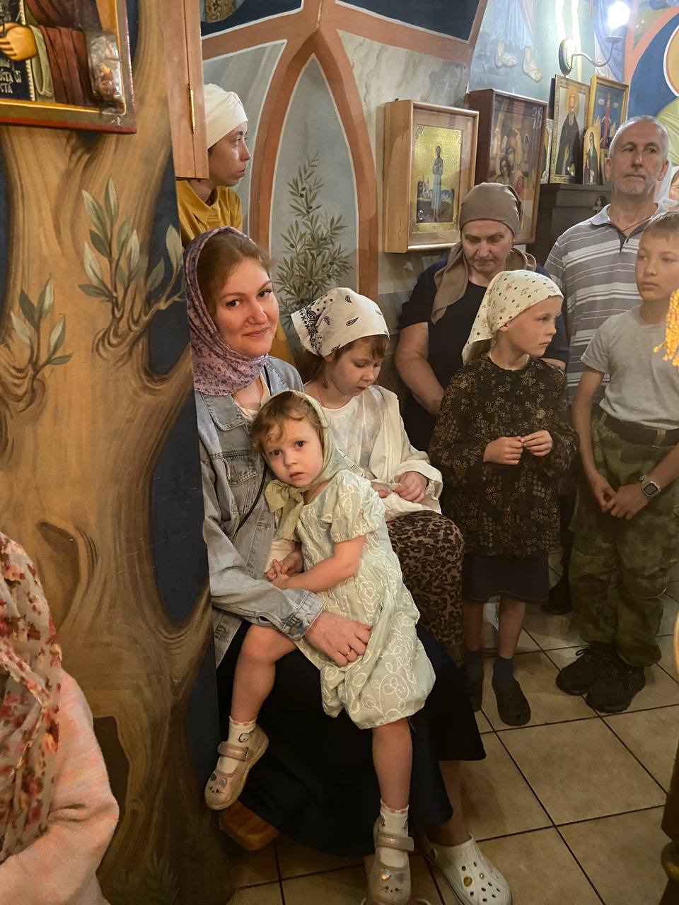 Литургия в Знаменской церкви